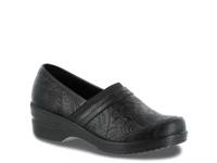 Origin Clog Black Embossed Faux Leather view