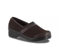 Origin Clog Dark Brown Faux Suede view