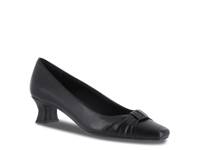 Waive Pump Black Faux Leather view