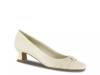 Waive Pump Ivory Faux Leather view