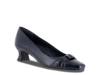 Waive Pump Navy Faux Leather view