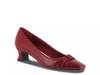 Waive Pump Red Faux Leather view