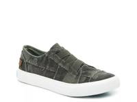 Marley Slip-On Sneaker Olive Green Camouflage Denim view