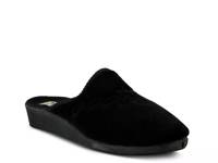 Josie Velvet Slide Slipper Black view