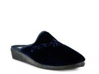 Josie Velvet Slide Slipper Navy view