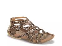Samina Gladiator Sandal Light Brown/Black view