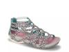 Samina Gladiator Sandal Teal/Pink Leopard Print view