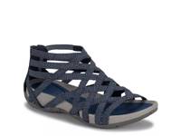 Samina Gladiator Sandal Navy Snake Print view