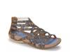 Samina Gladiator Sandal Brown/Blue Snake Print view