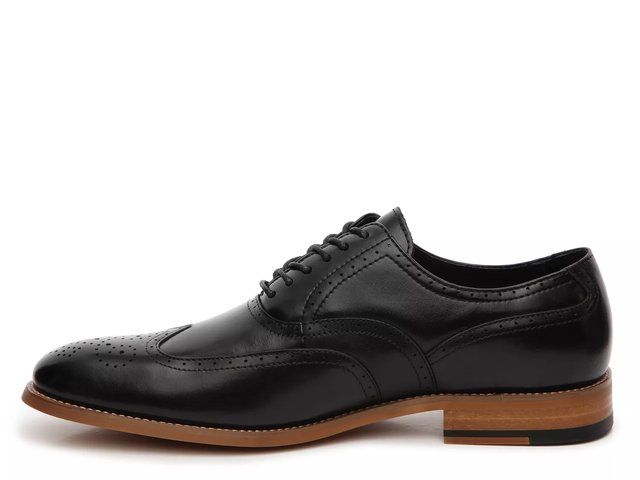 STACY ADAMS‎ 25064 Men\'s Dunbar-Wingtip Oxford, BLACK Size 9.5 Dunbar Wingtip Oxford Men main image 3