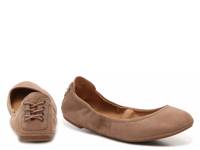 Echo Ballet Flat Brown Nubuck Leather view