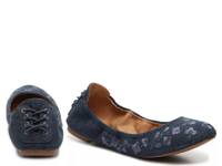 Echo Ballet Flat Blue Denim view