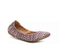 Echo Ballet Flat Pink/Black Multicolor Ikat view