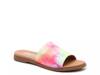 Karolyn Sandal Multicolor Tie Dye Fabric view