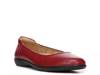 Flexy Ballet Flat Red Leather view