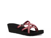 Mush Mandalyn Ola II Wedge Flip Flop Red view