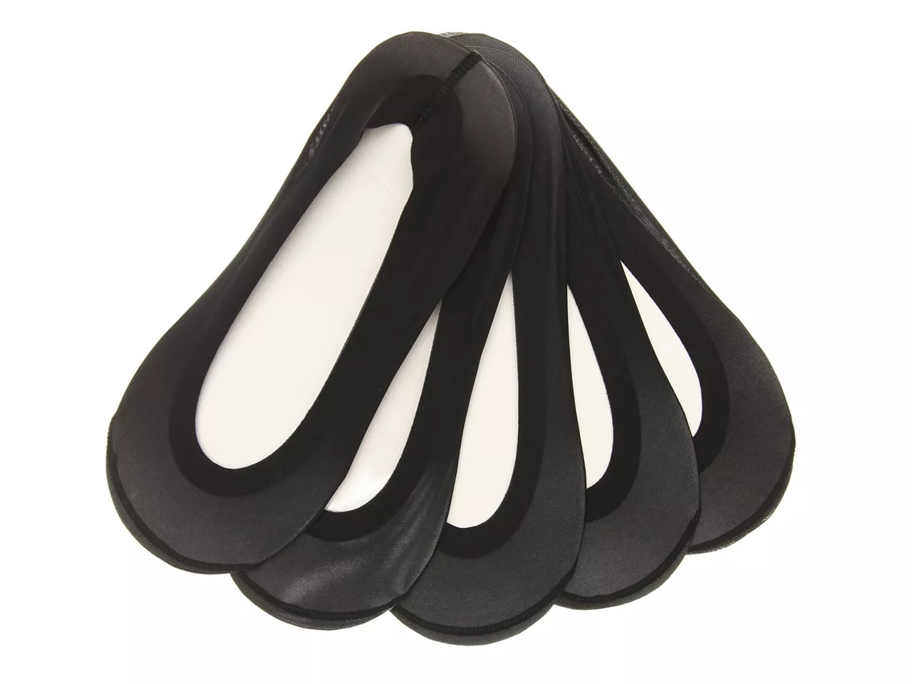 Fine Edge Women's No Show Liners - 5 Pack