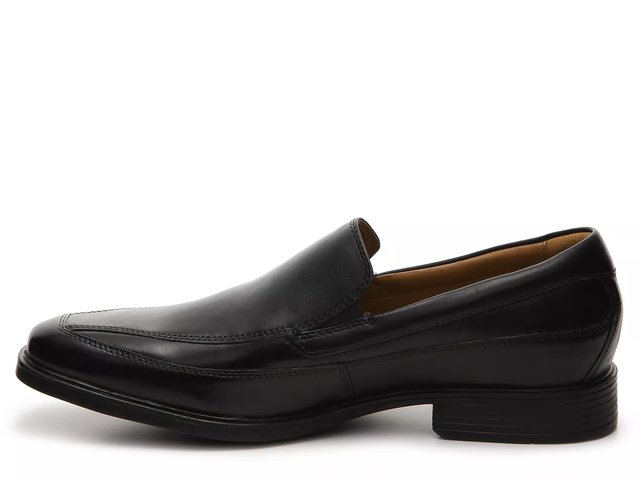 Clarks Tilden Free Men\'s Leather Slip-On Loafers, Black, Size 10M Clarks® Tilden Free Men main image 4