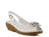 Belford Wedge Sandal White view