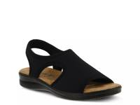 Nyaman Flat Sandal Black view