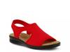 Nyaman Flat Sandal Red view