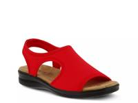 Nyaman Flat Sandal Red view