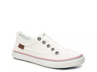 Play Slip-On Sneaker - Women's White Double Stripe view