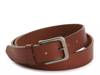 Smooth Men's Leather Belt Dark Brown view