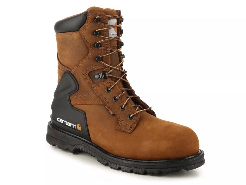 Heritage 8-Inch Waterproof Steel Toe Work Boot - Men's