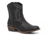 Pistol Cowboy Bootie Black view