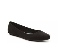 Pirassa Ballet Flat Black Faux Suede view