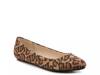 Pirassa Ballet Flat Light Brown/Black Leopard Faux Suede view