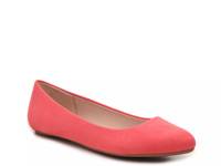 Pirassa Ballet Flat Coral Faux Suede view