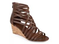 Twyla Wedge Sandal Dark Brown view