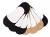 Stiletto Women's No Show Liners - 7 Pack Black/Beige view