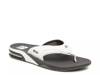 Fanning Flip Flop White/Grey view