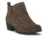 Basel Bootie Beige Leopard Print Suede view