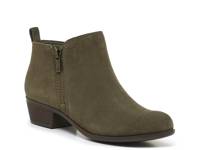 Basel Bootie Dark Green Suede view