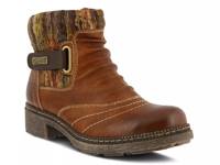 Citrine Bootie Dark Brown view