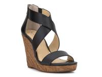 Jinxxi Wedge Sandal Black view