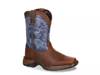 Western Cowboy Boot - Kids' Dark Brown/Navy view