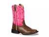 Western Cowboy Boot - Kids' Pink/Brown view