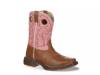 Lacey Western Cowboy Boot - Kids' Dusty Pink/Tan view