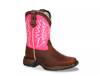 Let Love Fly Western Cowboy Boot - Kids' Pink/Brown view