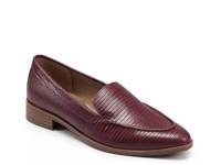 East Side Loafer Burgundy Snake Print view