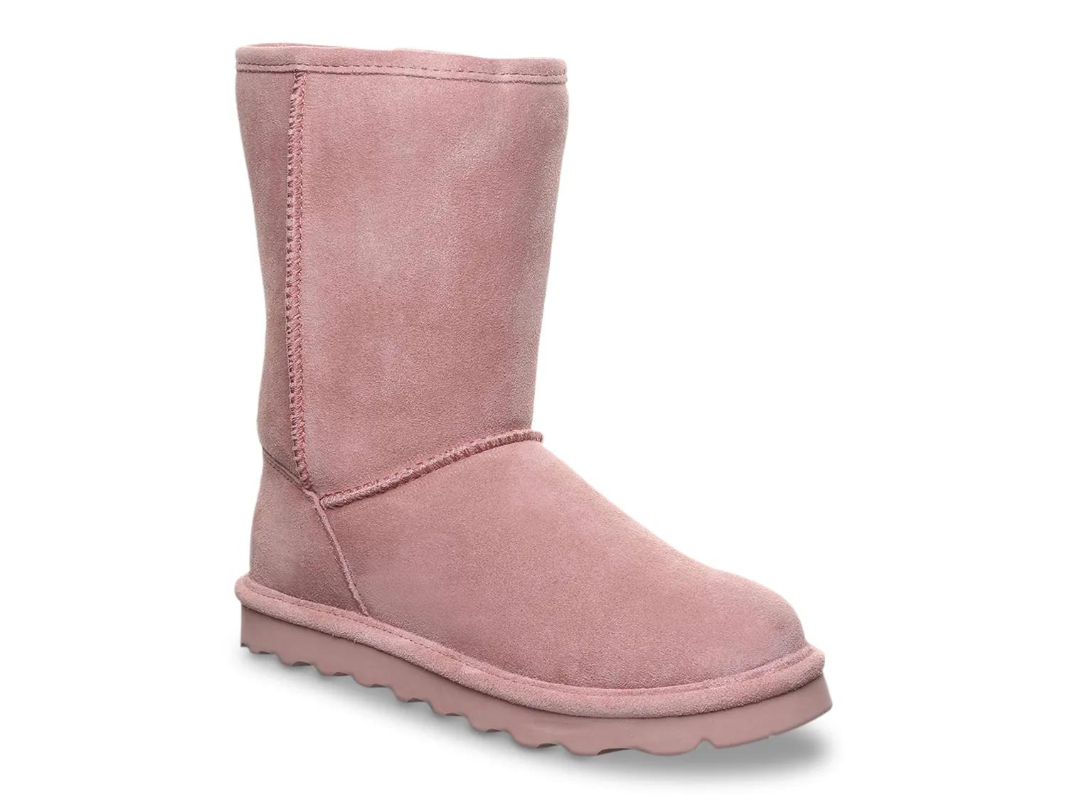 Bearpaw Elle Short Boot In Light Pink