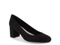 Proper Pump Black Faux Suede view