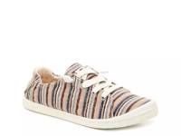 Bayshore III Slip-On Sneaker Tan/Light Blue/Light Pink Stripes view