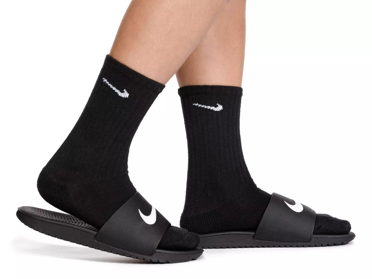 Performance Cushioned Kids' Crew Socks - 6 Pack