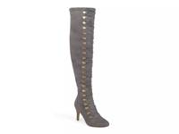 Trill Wide Calf Thigh High Boot Grey view